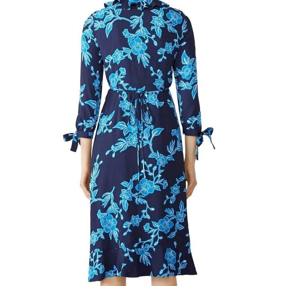 Draper James Geranium Floral Wrap Dress – Size 8 (Excellent Pre‑Owned) - Picture 4 of 11